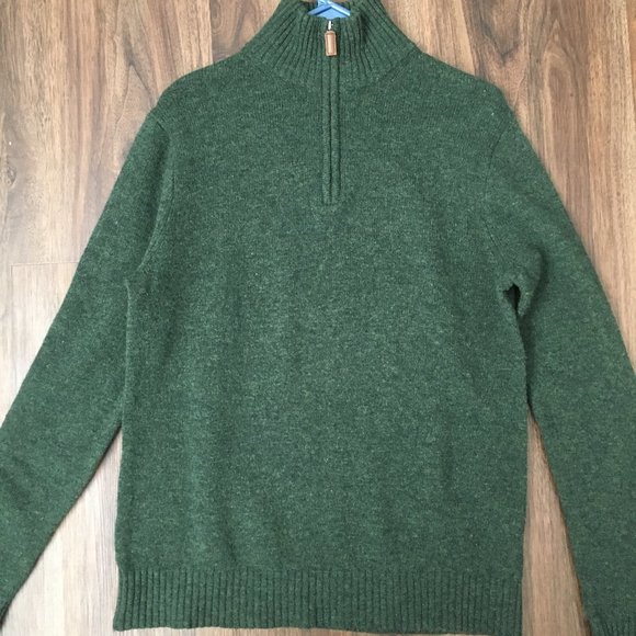 J.Crew/ Size S/ Lambswool/ Quarter Zip - Picture 1 of 6